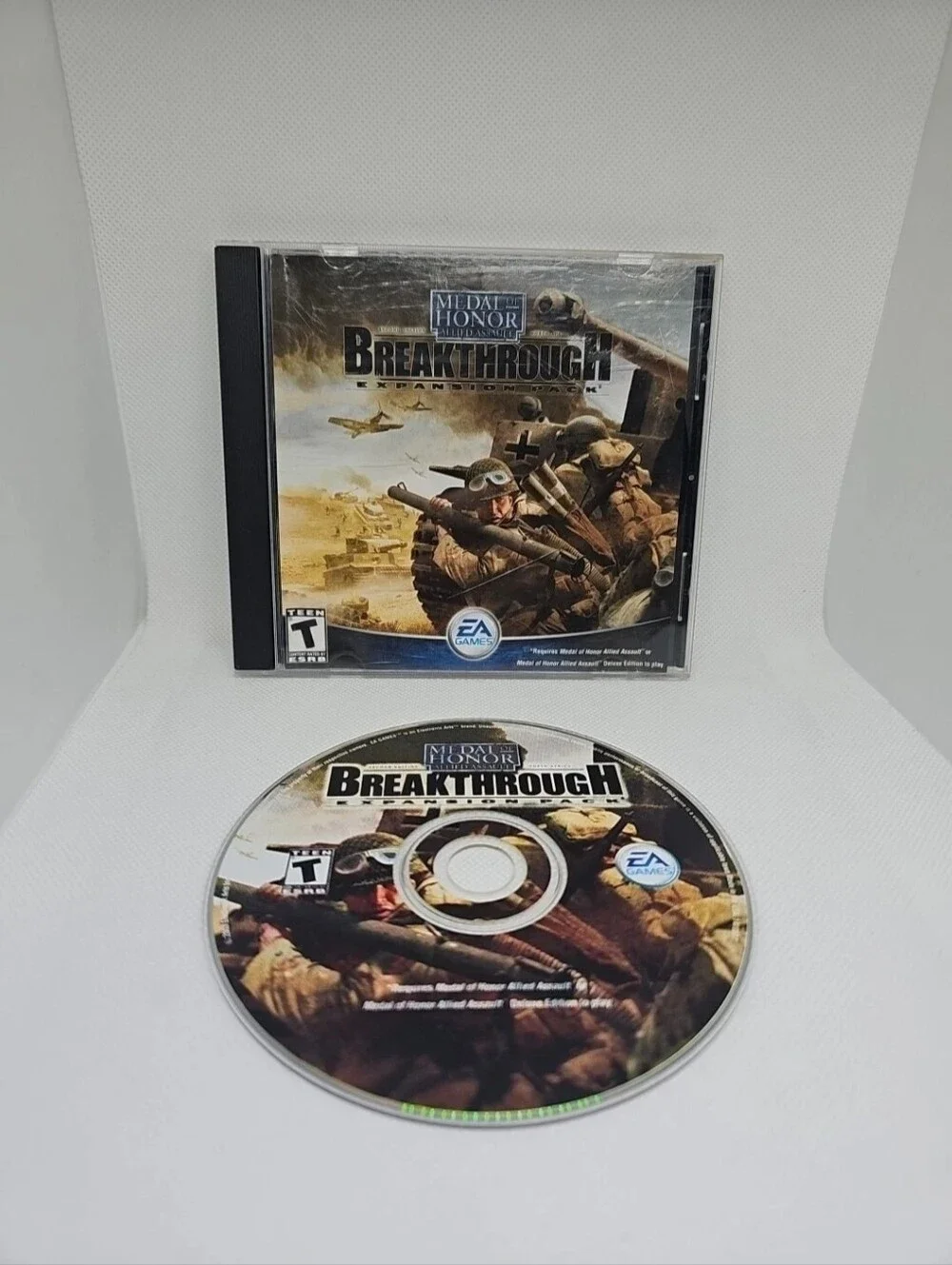 Medal of Honor: Allied Assault Breakthrough Expansion Pack (PC, 2003, EA) w/ Key